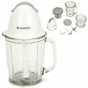 Bravetti 400w Quad Blade 10pc Food Processor White